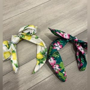 Girls set of two Jack and Janie headbands